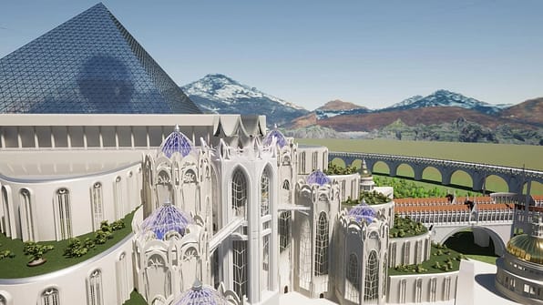 La "Tour des Elfes" et siège de la Guilde Blanche des Erudits